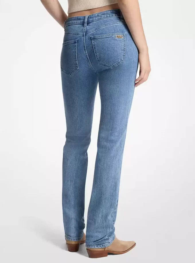 Blugi elastici din denim cu țigară Blugi elastici din denim cu țigară