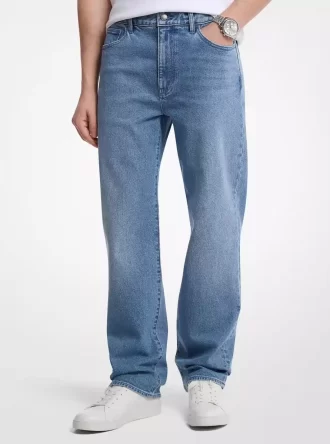 Blugi Finn Straight-Fit din denim