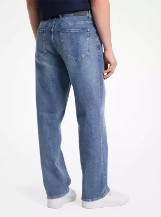 Blugi Finn Straight-Fit din denim