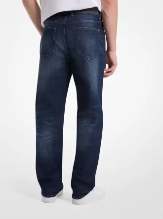 Blugi Finn Straight Fit din denim
