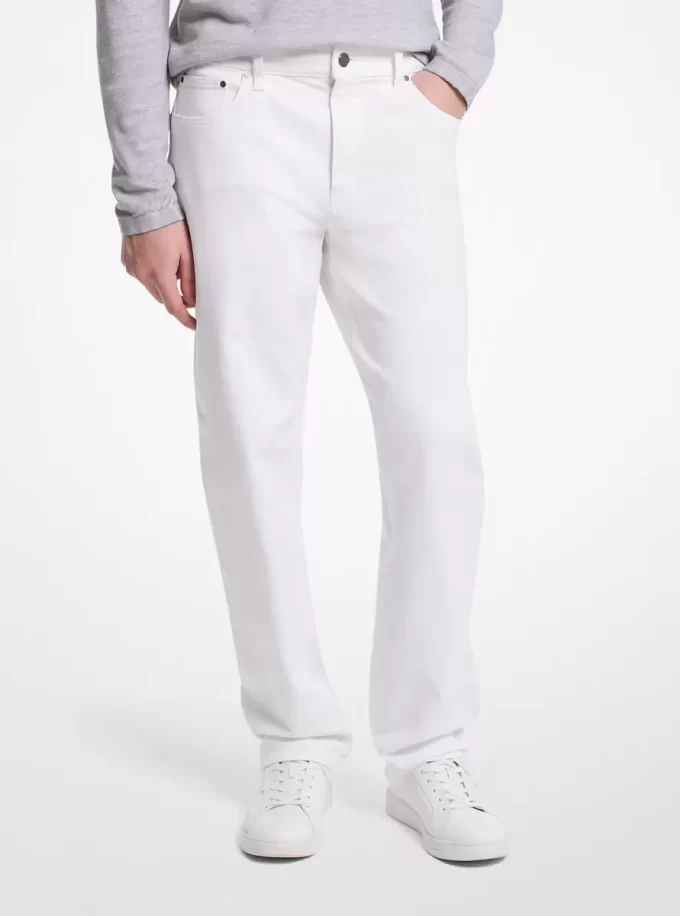 Blugi Finn Straight-Fit Stretch Denim