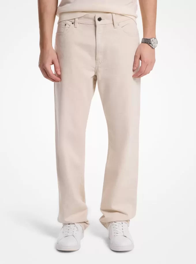 Blugi Finn Straight-Fit Stretch Denim