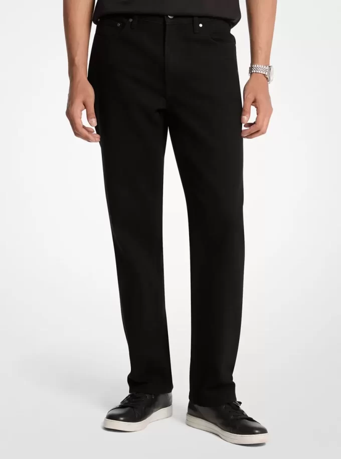 Blugi Finn Straight-Fit Stretch Denim
