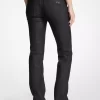 Blugi țigară din denim elastic cu ținte Blugi țigară din denim elastic cu ținte