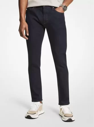 Blugi slim-fit din denim elastic