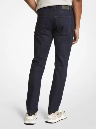 Blugi slim-fit din denim elastic
