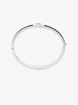 Brățară din piele cu pandantiv Lock Charm