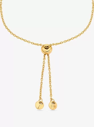 Brățară glisantă Fulton din argint sterlin placată cu metal prețios