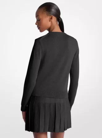 Cardigan din amestec de bumbac