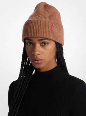 Căciulă Beanie din Cașmir cu nervuri
