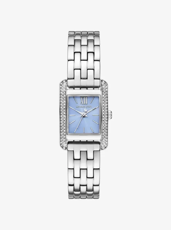 Ceas argintiu pavé Mini Monroe Ceas argintiu pavé Mini Monroe