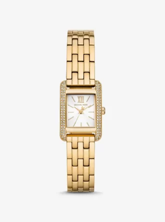 Ceas auriu Mini Monroe Pavé