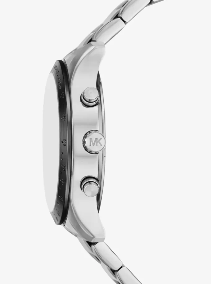 Ceas Berkley supradimensionat cu pavé argintiu Ceas Berkley supradimensionat cu pavé argintiu