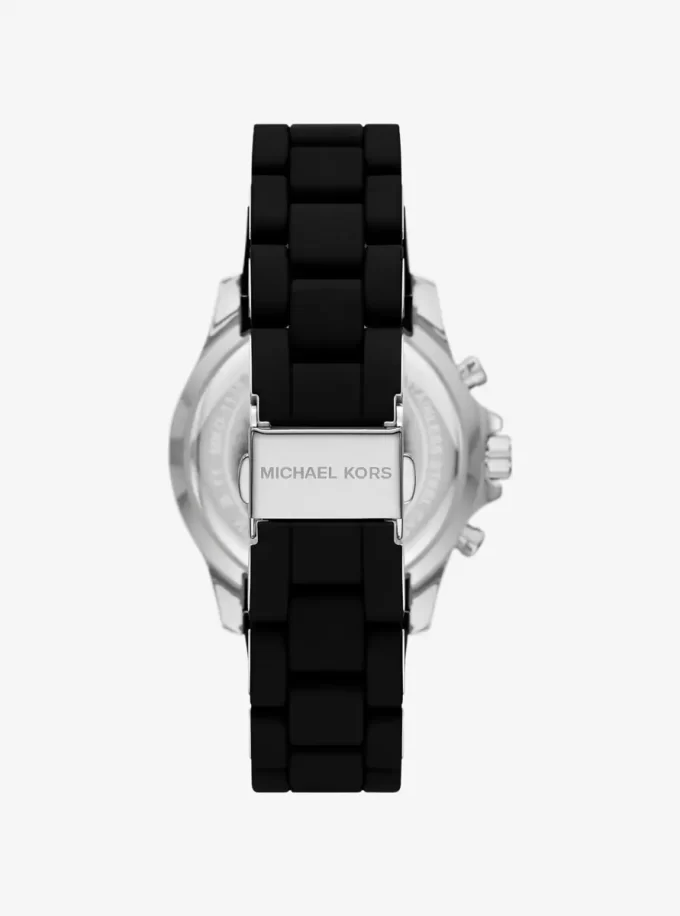 Ceas Everest supradimensionat cu pavé argintiu Ceas Everest supradimensionat cu pavé argintiu