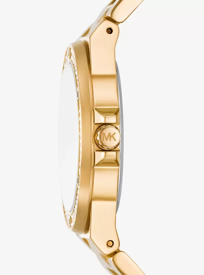 Ceas Lennox Pavé auriu