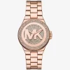 Ceas Lennox Pavé Rose Gold