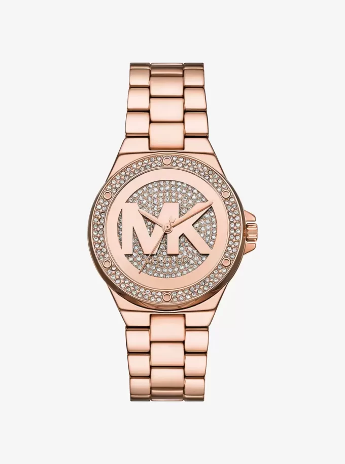 Ceas Lennox Pavé Rose Gold