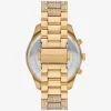 Ceas Lexington supradimensionat cu pavé auriu Ceas Lexington supradimensionat cu pavé auriu