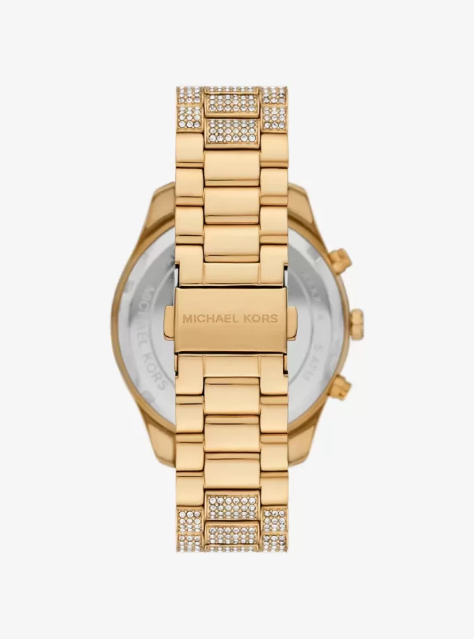 Ceas Lexington supradimensionat cu pavé auriu Ceas Lexington supradimensionat cu pavé auriu