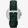 Ceas Maren supradimensionat din piele cu relief argintiu și crocodil Ceas Maren supradimensionat din piele cu relief argintiu și crocodil