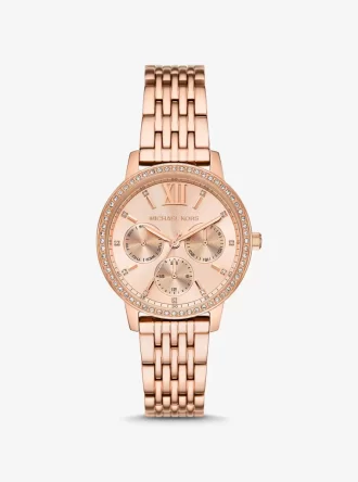 Ceas Melissa Pave Rose Gold-Tone