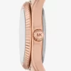 Ceas mic Lexington cu pavé roz auriu Ceas mic Lexington cu pavé roz auriu