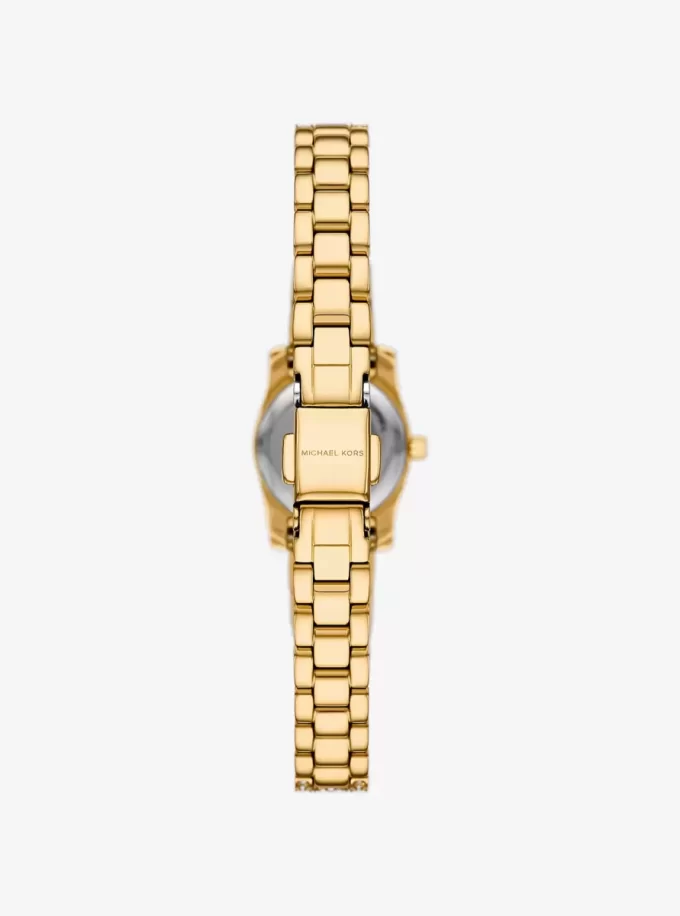 Ceas Micro Lexington Pavé auriu