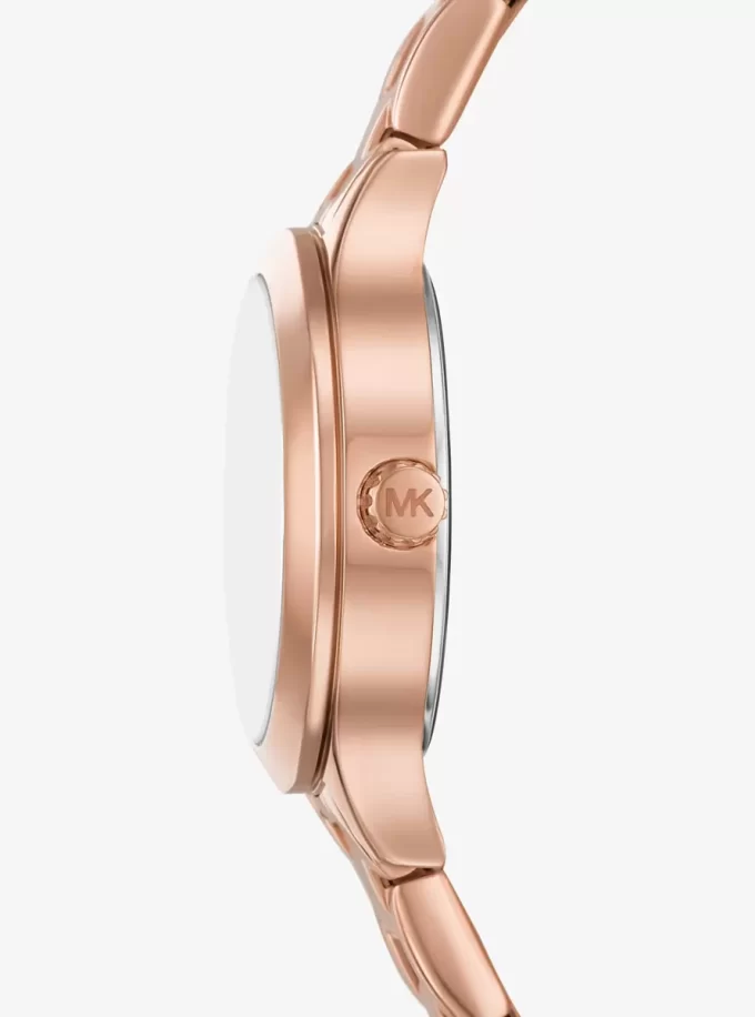 Ceas Mini Aspyn Pavé Rose Gold