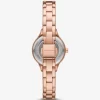 Ceas Mini Aspyn Pavé Rose Gold