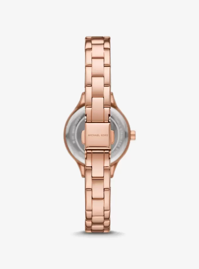 Ceas Mini Aspyn Pavé Rose Gold