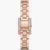 Ceas Mini Emery Pavé cu aur roz