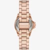Ceas Mini Everest Pavé cu aur roz