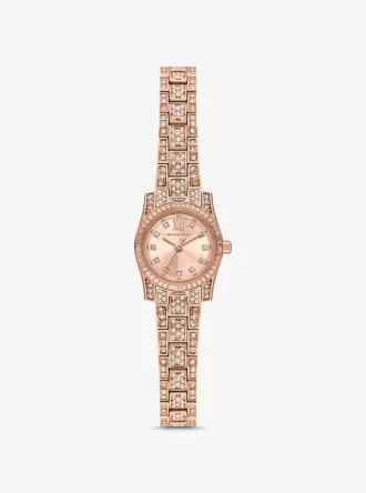 Ceas Mini Lexington Pavé Rose Gold