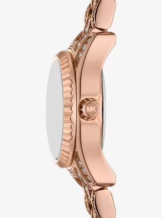 Ceas Mini Lexington Pavé Rose Gold