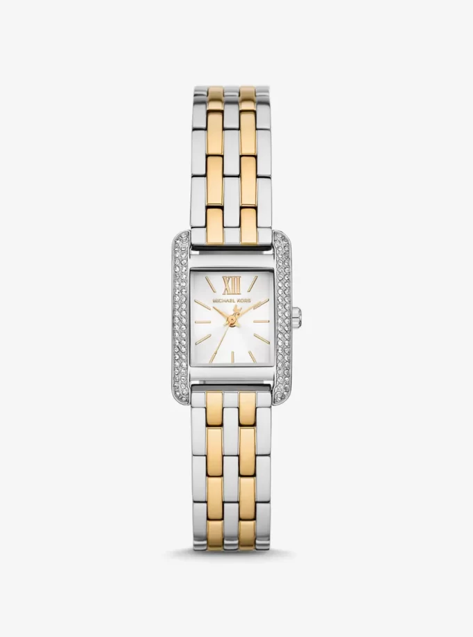 Ceas Mini Monroe Pavé în două tonuri