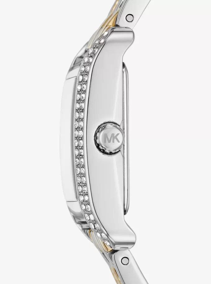 Ceas Mini Monroe Pavé în două tonuri
