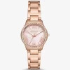 Ceas Mini Sage Pavé cu nuanță aurie roz Ceas Mini Sage Pavé cu nuanță aurie roz