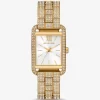 Ceas Monroe Pavé auriu