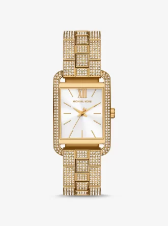 Ceas Monroe Pavé auriu