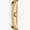 Ceas Monroe Pavé auriu