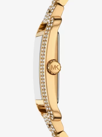Ceas Monroe Pavé auriu