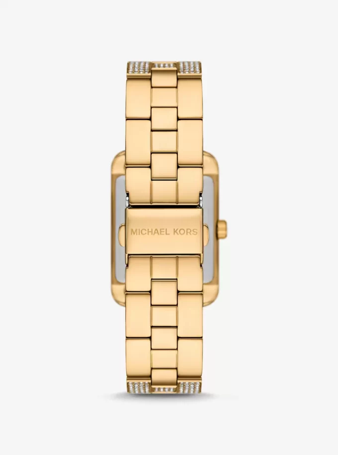 Ceas Monroe Pavé auriu