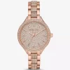 Ceas Pavé Rose Gold