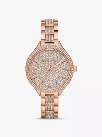 Ceas Pavé Rose Gold