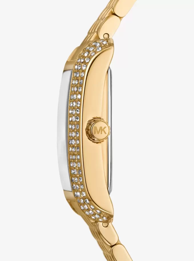 Ceas Petite Emery Pavé auriu Ceas Petite Emery Pavé auriu