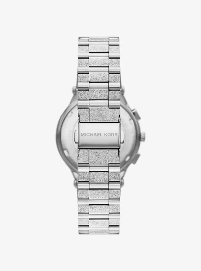 Ceas supradimensionat Billie Frosted Silver-tone