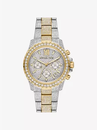 Ceas supradimensionat Everest Pavé bicolor
