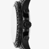 Ceas supradimensionat Everest Pavé Black-tone