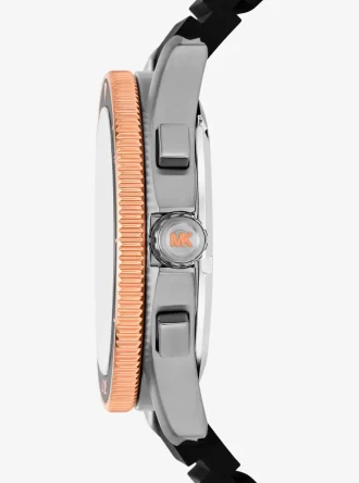 Ceas supradimensionat Maritime Bronz și silicon