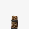 Cizmă Mindy cu imprimeu leopard și păr de vițel Cizmă Mindy cu imprimeu leopard și păr de vițel